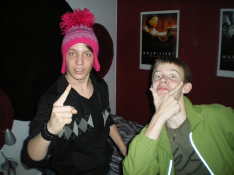 Tim, Patrik och lan-mssan!